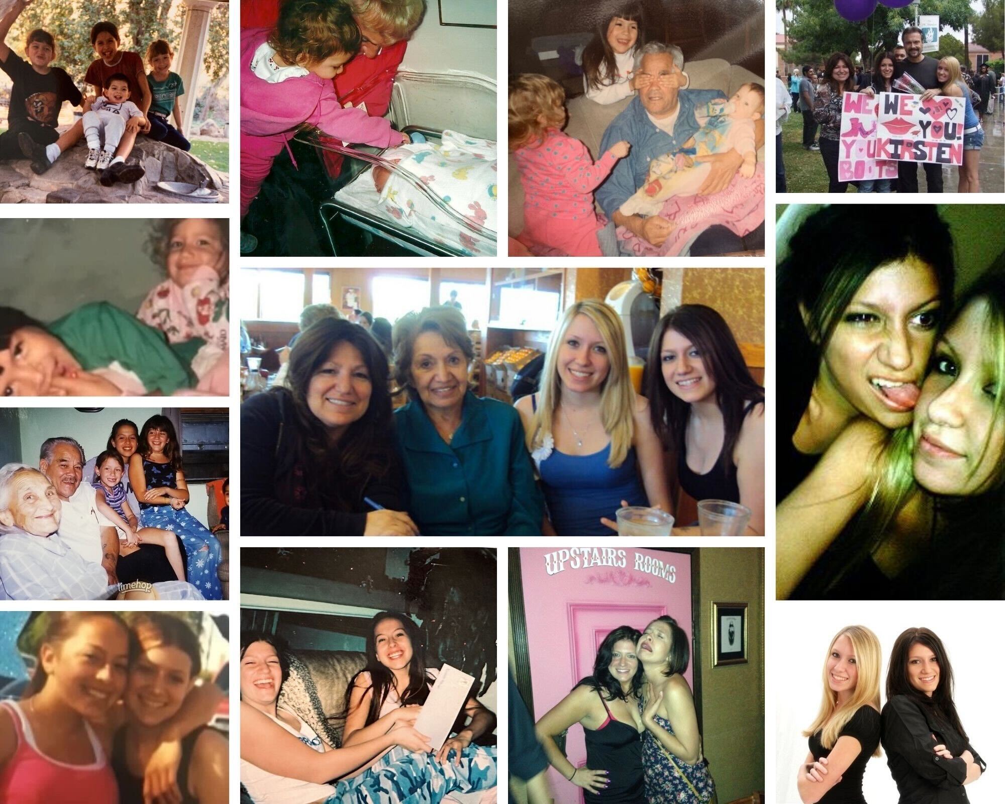 cornerstone healing center saved my life - a collage of childhood memories before addiction impacted my life