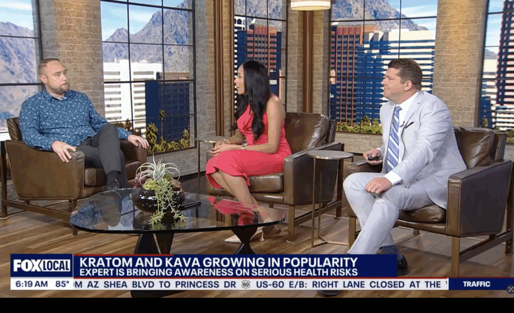 Nathaniel Bush on Fox 10 Arizona discussing dangers of kratom.