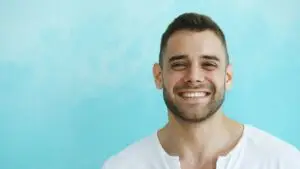 Man smiling
